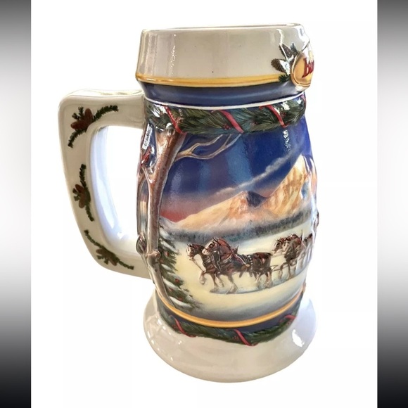 Budweiser 2000 Holiday Stein - Picture 4 of 5